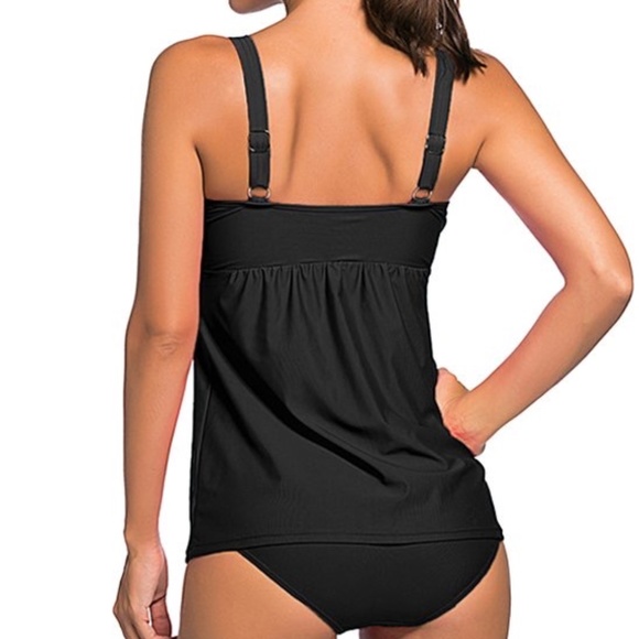 Zesica Black Swing Tankini top and bottom NWOT - Picture 3 of 3
